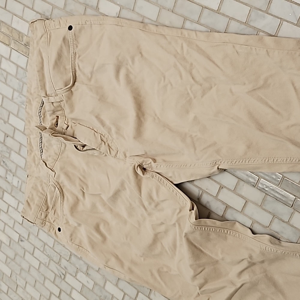Men zara leight beige thin light cotton denim